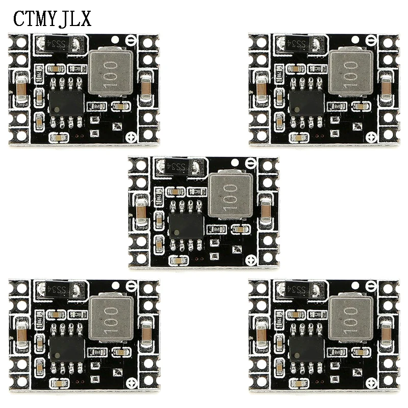 5pcs MP1584 DC-DC Buck Converter Power Supply DC 5.5~27V To 3.3V/5V/9V/12V Module Mini Step-down Regulator Module For Smart Car