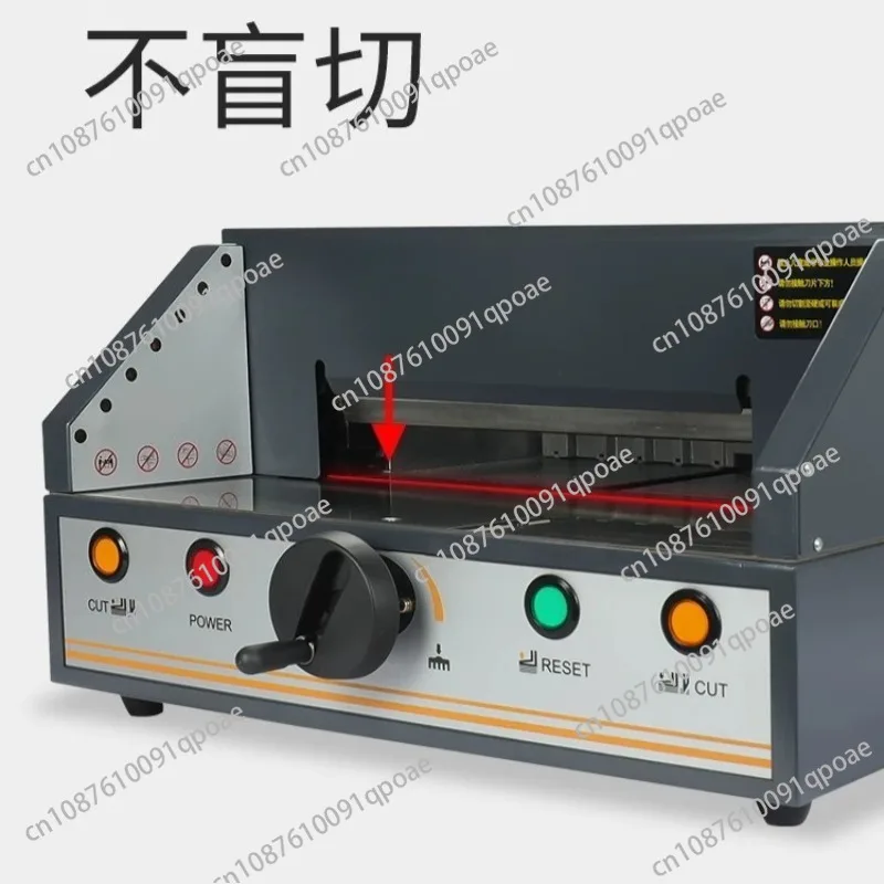 330H Heavy Duty Automatic Electric Paper Cutter 330mm Width 40mm Thickness Dual Rods Digital Precision Control