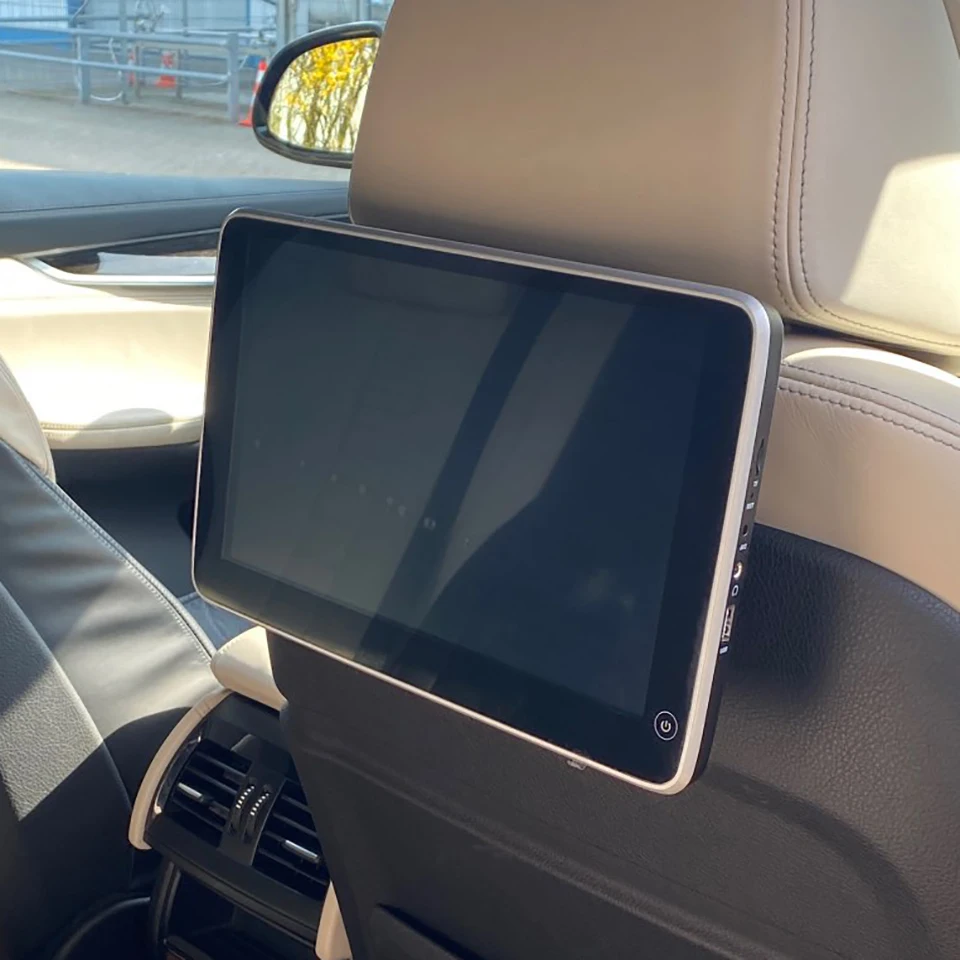 

11.6 Inch Android 12 Tablet Screen For BMW X5 M50i M60i Car Rear Seat Headrest Monitor Display IPS Player Video Music Bluetooth