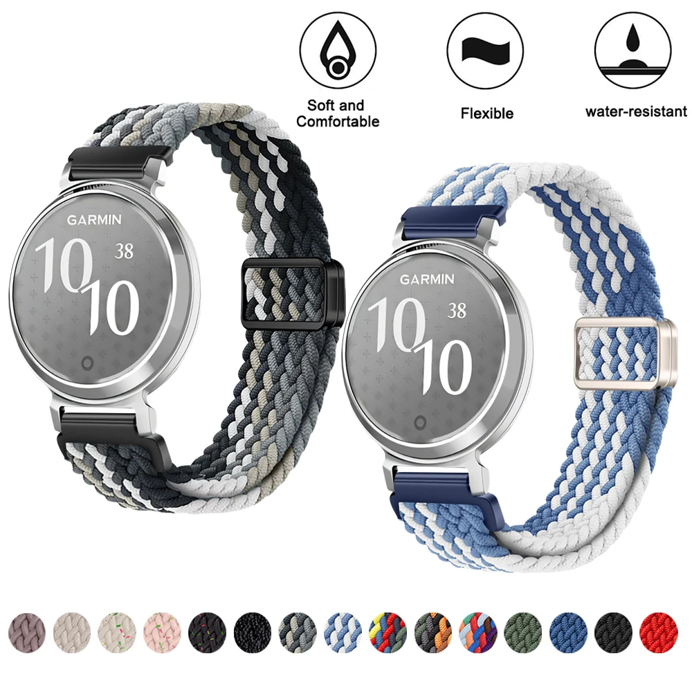 

Браслет для Garmin Lily 2/Lily 2 Active, 14 мм, петля с магнитной застежкой, сменный ремешок для часов Garmin Lily 2 Weave, магнитный ремешок