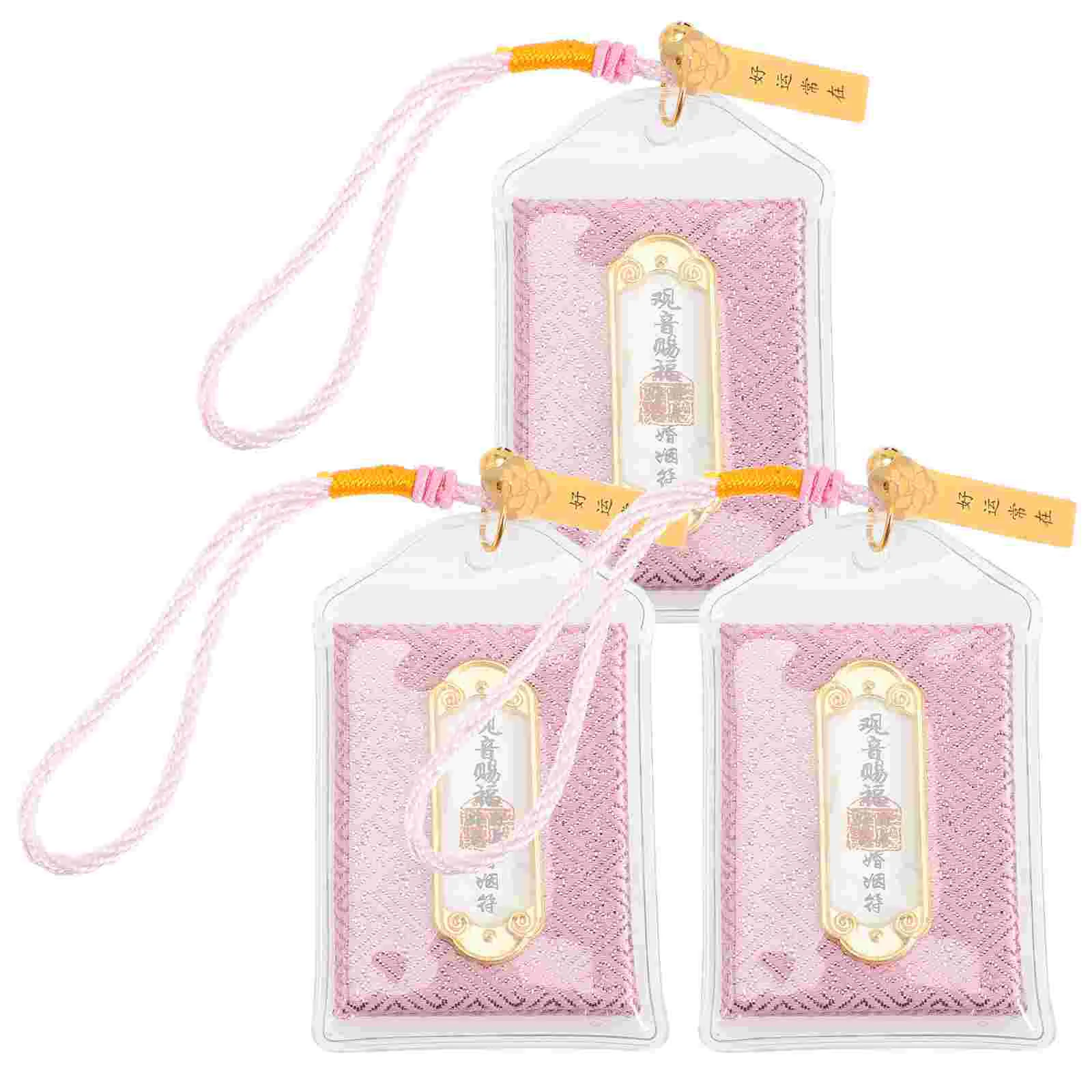 3 Pcs Royal Sachet Festive Decoration Car Omamori Pendant Amulet Bags Japanese-style Blessing For Fabric