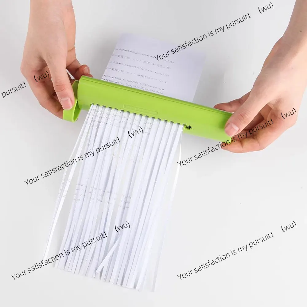 

Mini trituradora de papel portátil, trituradora de papel portátil Manual para trituradora de oficina y hogar