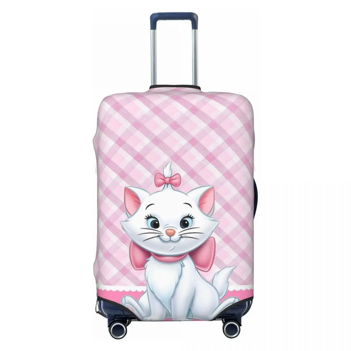 Marie Cat Suitcase Cover Cruise Trip Vacation Strectch Luggage Accesories Protection