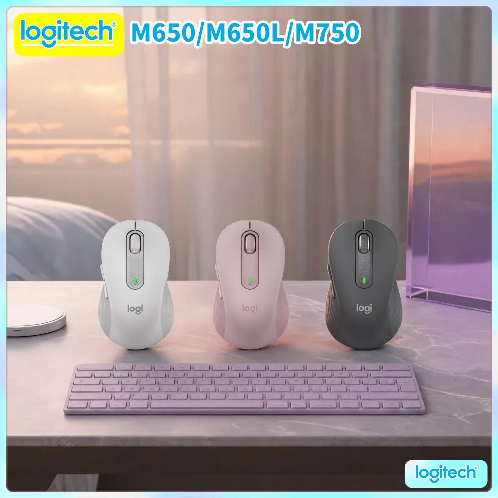 Silent M750 Signature Mouse 90 Percent Noise Reduction Soft Thumb Rest Pad Twenty Month Battery Desk Practical Pick Tool