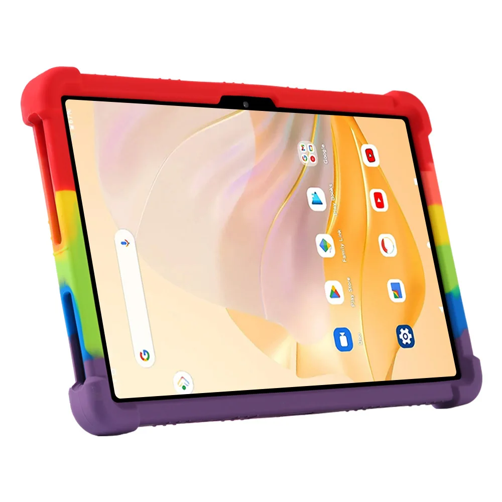 For Raemond K50 Silicone Shockproof Case Stand Rubber Soft Shell Kids Friendly Protective Raemond K50 Tablet 10.1 Inch