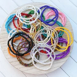 Vedawas(Random color)10/20/30/40/50pcs/set Boho Handmade Colorful Beaded Bracelet Set,Cute Holiday Beach Party Women Accessories
