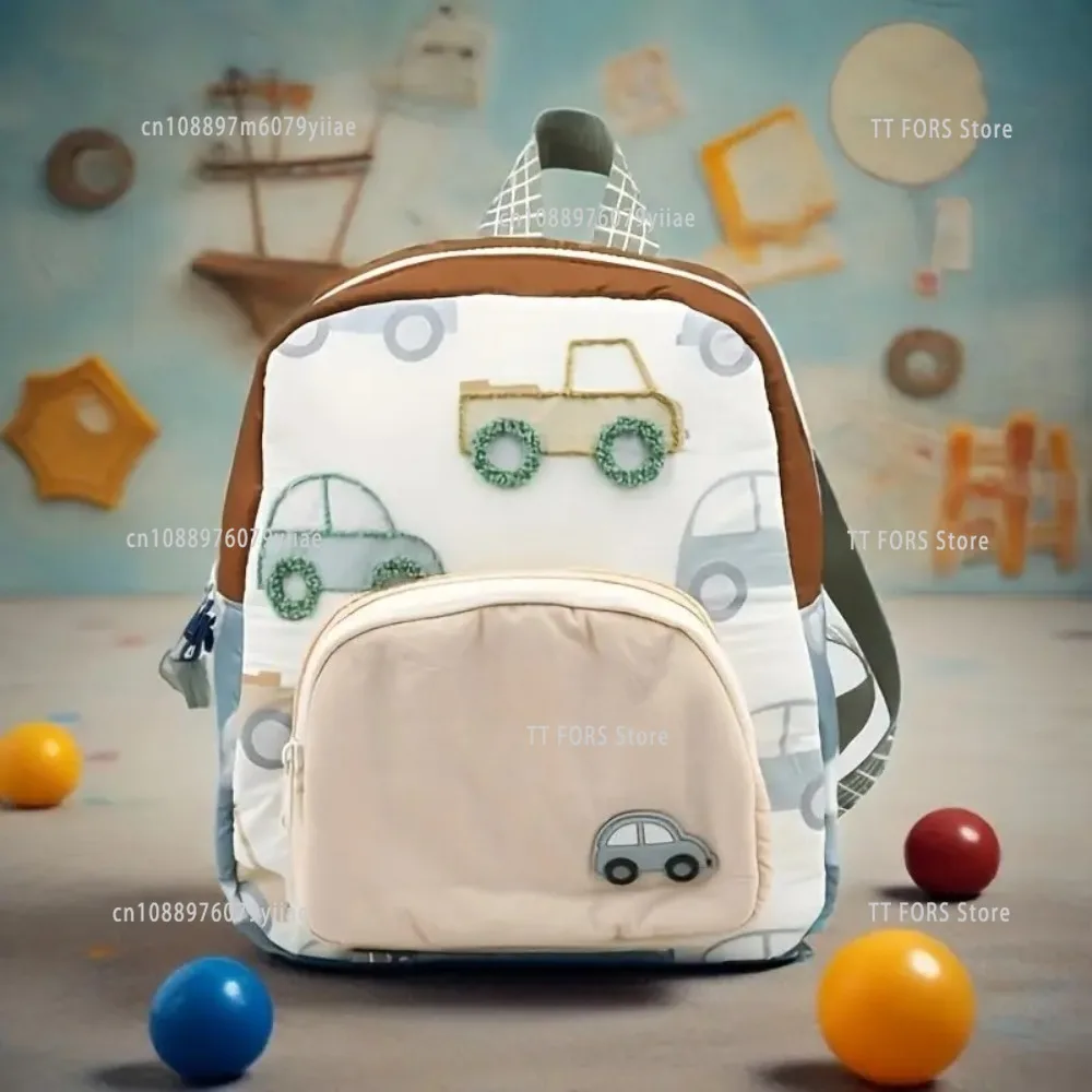 حقيبة ظهر جديدة مطرزة للسيارة للأطفال لطيفة وخفيفة الوزن للأولاد والبنات حقيبة مدرسية لمرحلة ما قبل المدرسة هدية عيد ميلاد #2