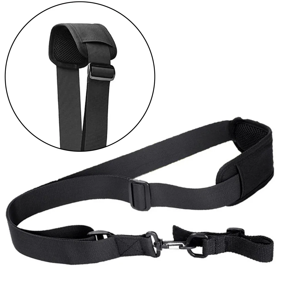 

Adjustable Strap Black Trimmer Strap Adjustable Length 2.2-3.6ft Nylon Breathable Fabric Thickened Shoulder Pad For Blowers