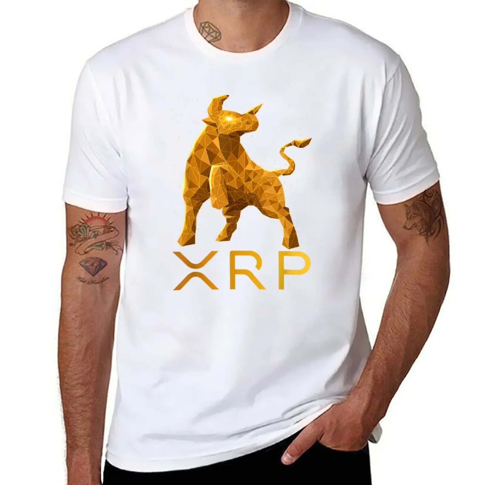 

XRP cryptocurrency - XRP T-Shirt printed t shirts for man man t shirt heavy cotton t shirts for man cotton T-Shirt
