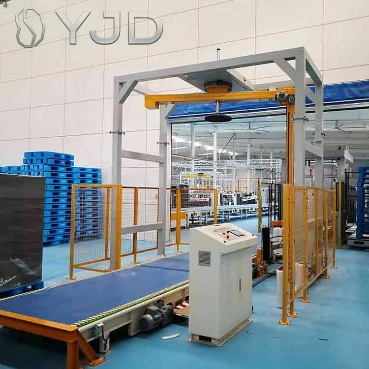 Pallet Wrapper Stretch Film Wrapping Machine Gantry Rotary Arm Stretch Pallet Wrapping Machine With Rotary Arm