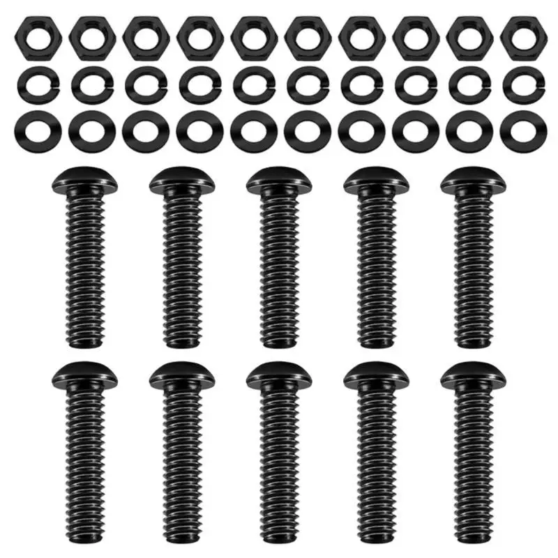 مسامير رأس مستدير y1ud مع مسامير إصلاح المنزل والغسالات السداسية للتثبيت البسيط للاستخدام متعدد الاستخدامات في المنزل #3