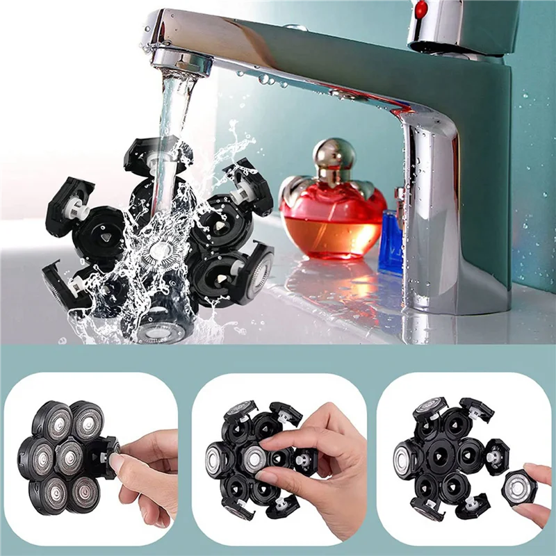 

A94E-5X 7D Сменная головка для электробритвы Сменное лезвие для лысины Лезвие для электробритвы Сменное лезвие для бритвы