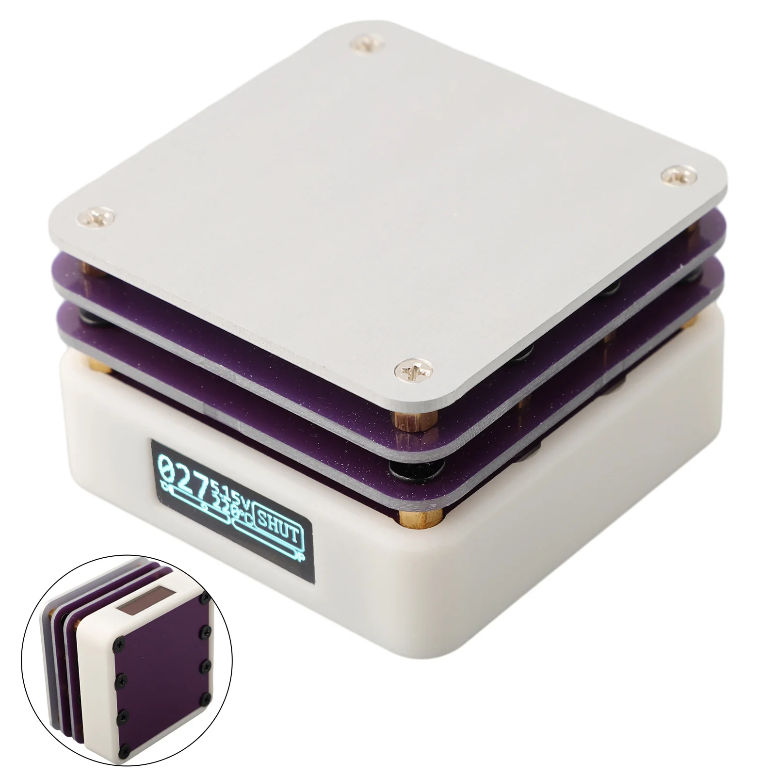 Compact and Efficient Heating Plate PD 65w Power Supply Wide Temperature Range Perfect for Soldering Operations