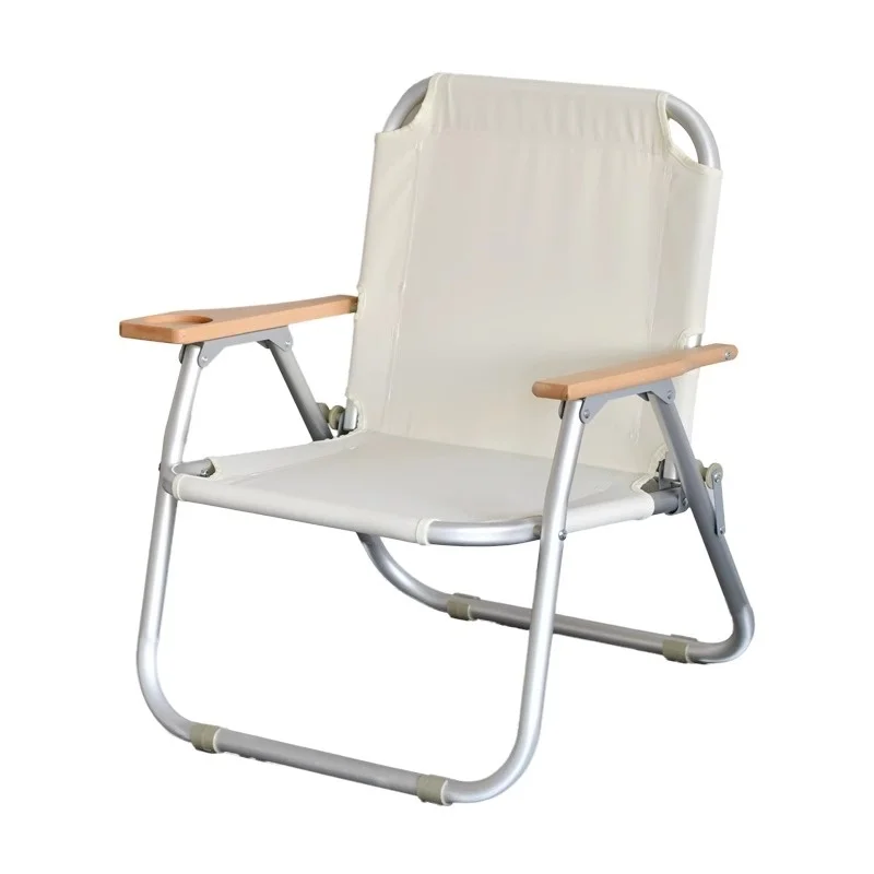 سبائك الألومنيوم كرسي قابل للطي للاستخدام الخارجي كرسي حديقة معدني محمول للتخييم والصيد والتوجيه للأنشطة الخارجية