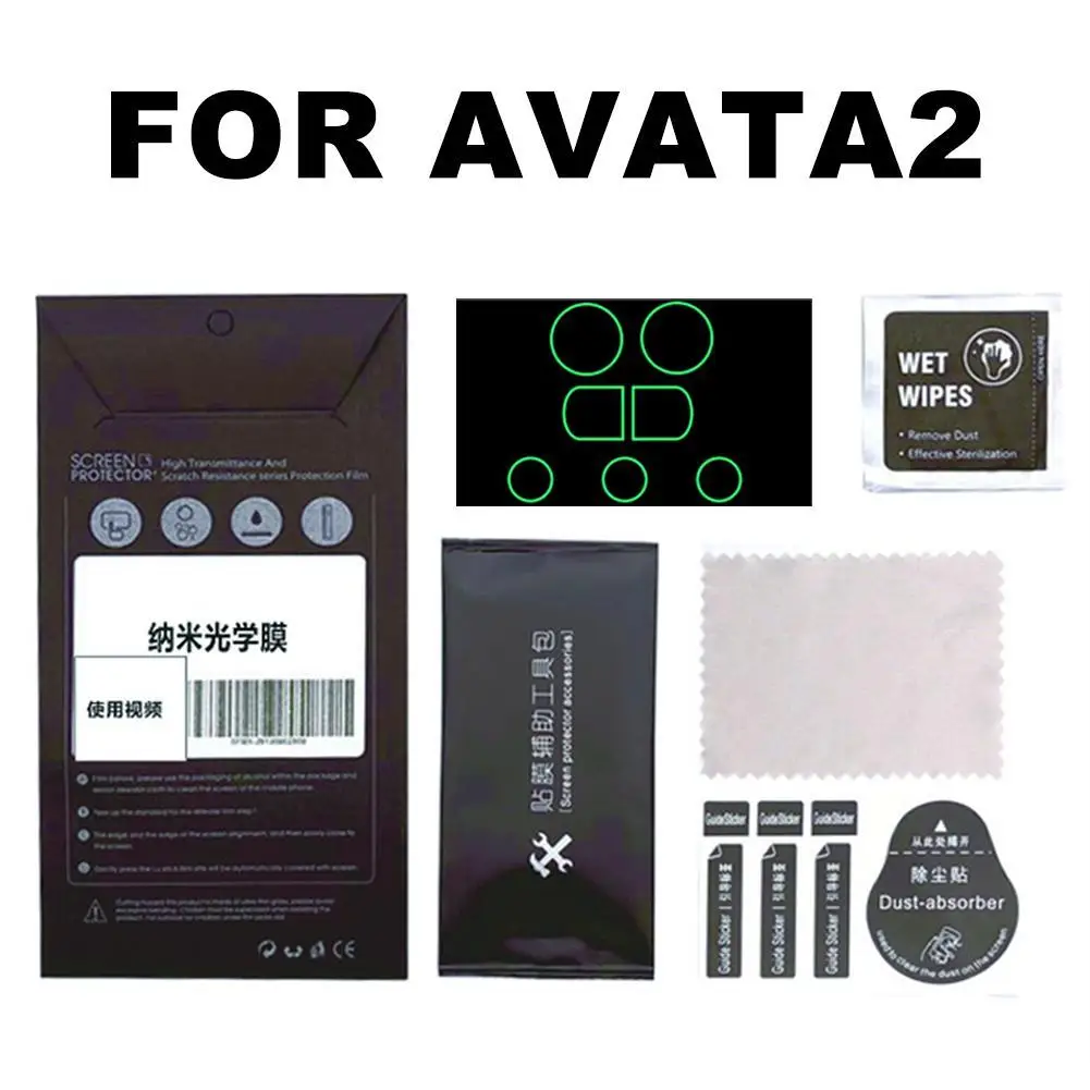 

for dji AVATA 2 Lens Sensor/Goggles 3 Protective Film Nano High-definition Film Scratch-proof Stickers Drone Accessories