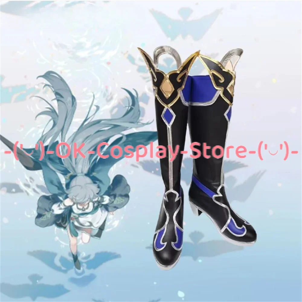 

JingLiu Jing Liu Honkai Star Rail Honkai Impact Cosplay Shoes Boots Game Anime Halloween Christmas Custom Made