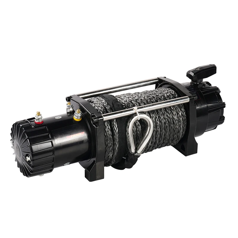 13500 Lbs Hand Operated 12v 24v 4wd Wire Rope Off-Road Winch Electric Recovery Winch Car Winch With Steel