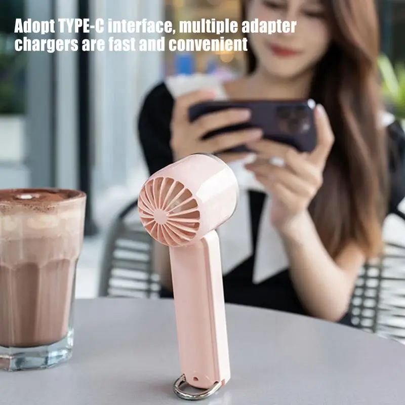 

Ручной вентилятор Перезаряжаемый мощный ручной вентилятор 2000 мАч Мощный тихий 5-скоростной вентилятор с циркуляцией воздуха Кулер для мужчин Детский фестиваль