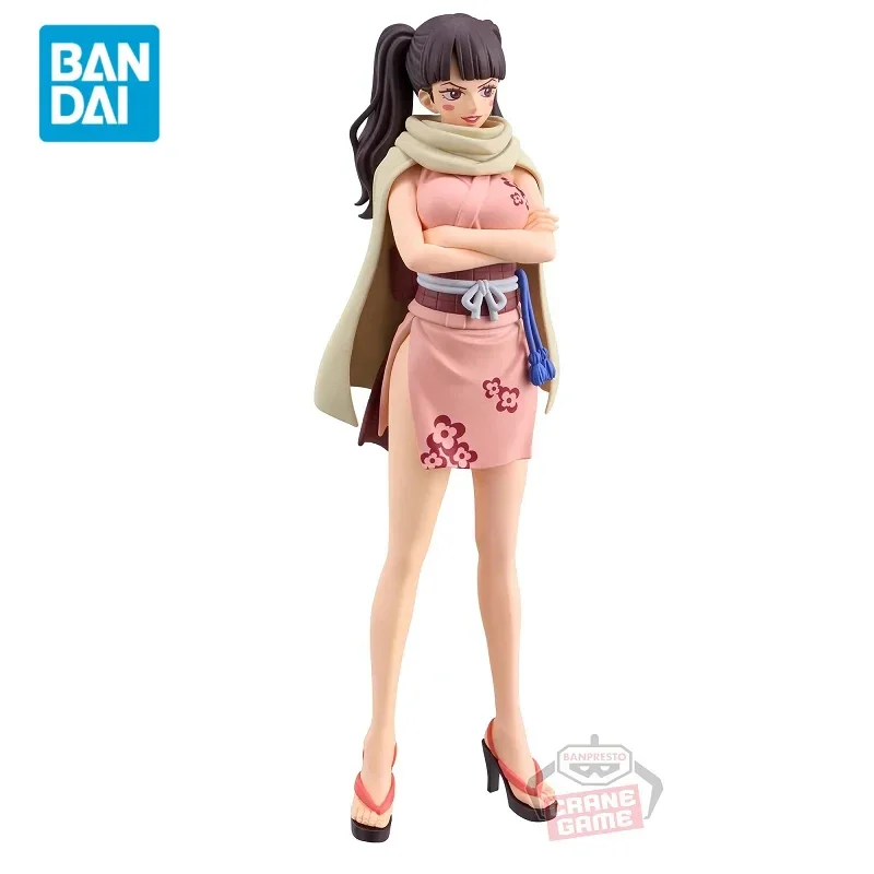 Original Bandai Anime une pièce DXF la série Grandline Wano pays Shinobu PVC figurine à collectionner modèle jouets