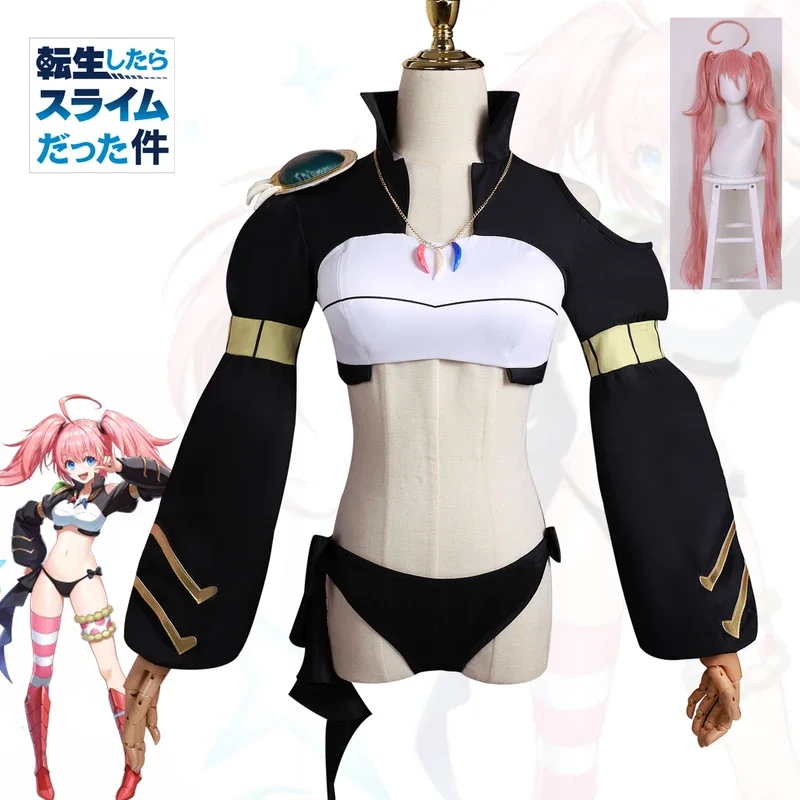 Milim Nava Cosplay Costume That Time I Got Reincarnated as a Slime Carnival Uniform Anime Halloween Costumes Game