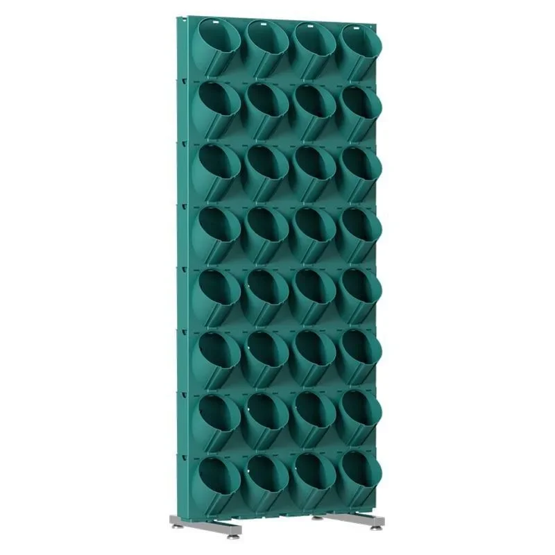 Balcony vegetable planting mobile flower stand green plant wall outdoor floor flower pot shelf