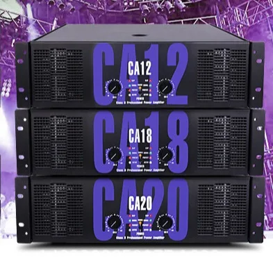 professional 5000W * 2 channel audio high-power amplifier, large-scale performance