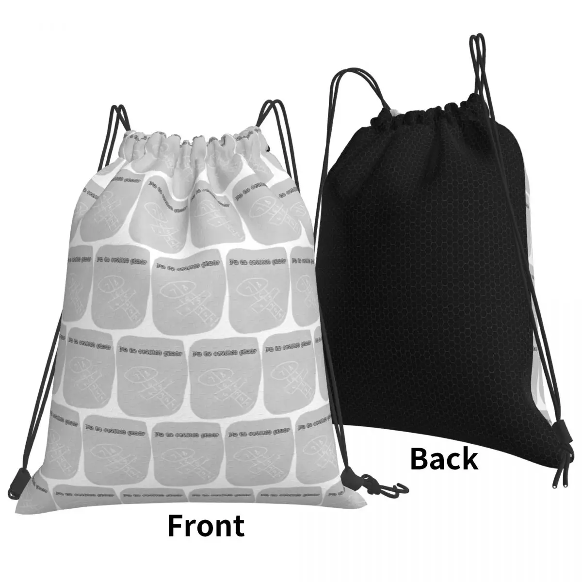 

I'm An Outside Gamer Backpacks Casual Drawstring Bags Storage Bag Book Bags for Man Woman Students