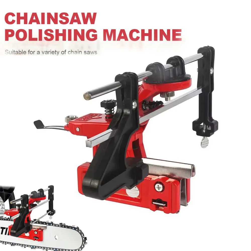Manual Chainsaw Chain Filing Guide Bar Mounted Sharpener Accuracy Multi-Angle Sharpening Tool Chainsaw Chain Sharpening Tools