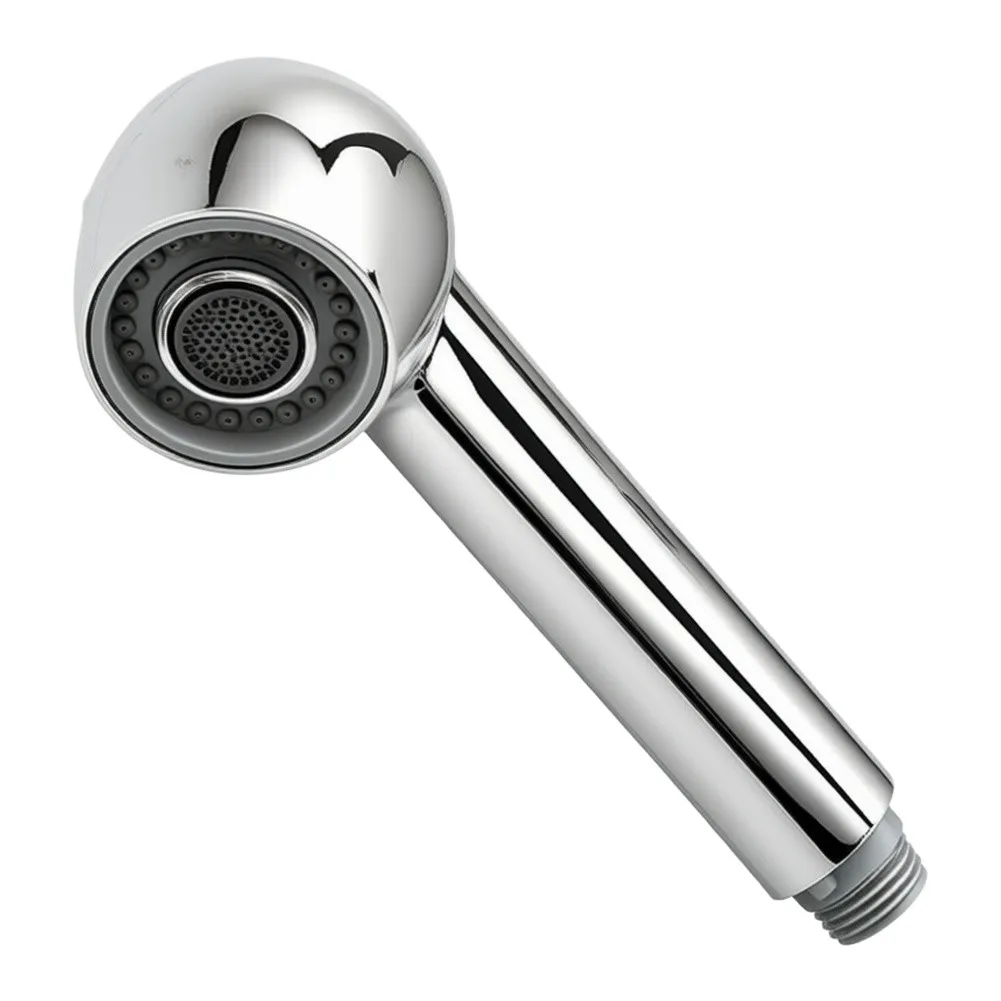Spray Head Replacement with Dual Water Patterns Designed to Fit Standard External Thread Pull-Out Faucet Hoses