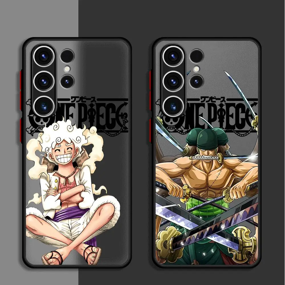 One Pieces Anime Phone Case for Samsung Galaxy S23 Ultra S22 S20 FE S21 Plus 5G S10 Plus S22Ultra Cover