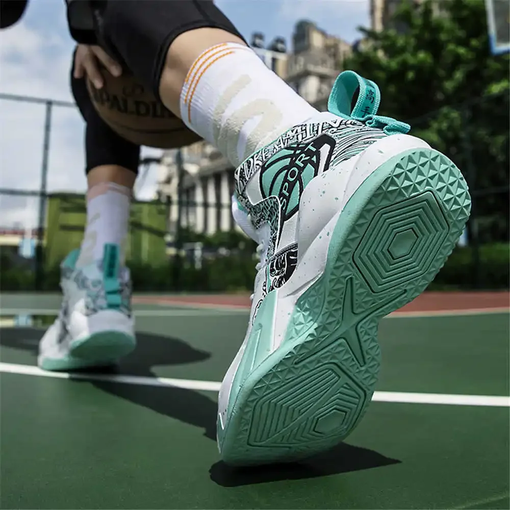 Кроссовки двухцветные для мальчиков, теннисная обувь для баскетбола, сверхбольшие размеры 42