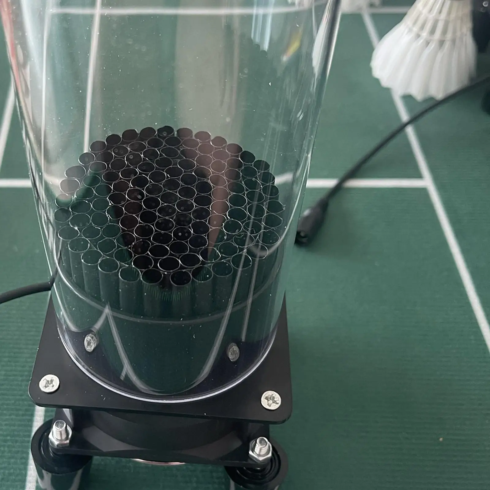 シャトルコックテスター-abs風洞試験機-バドミントン用-フライ安定性回復アクセサリー-スポーツ練習用
