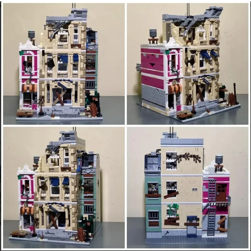 10278 Classic Set Street View Compatible with New MOC-66832 City Street View Building Block Model • 2689 Parts Kids Toy Gift