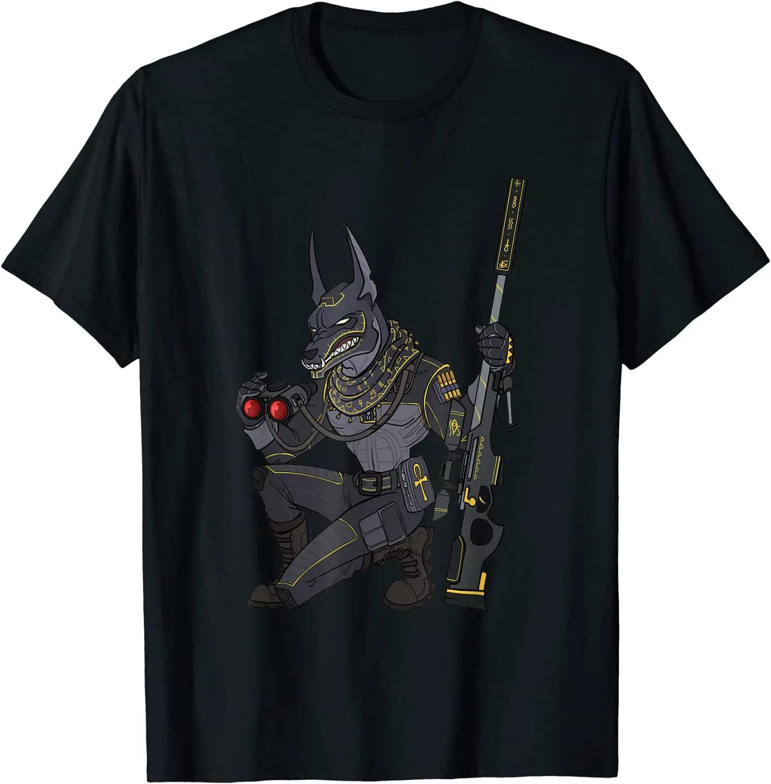 

NEW LIMITED Anubis the God of Death Sniper Airsoft Tee T-Shirt S-3XL