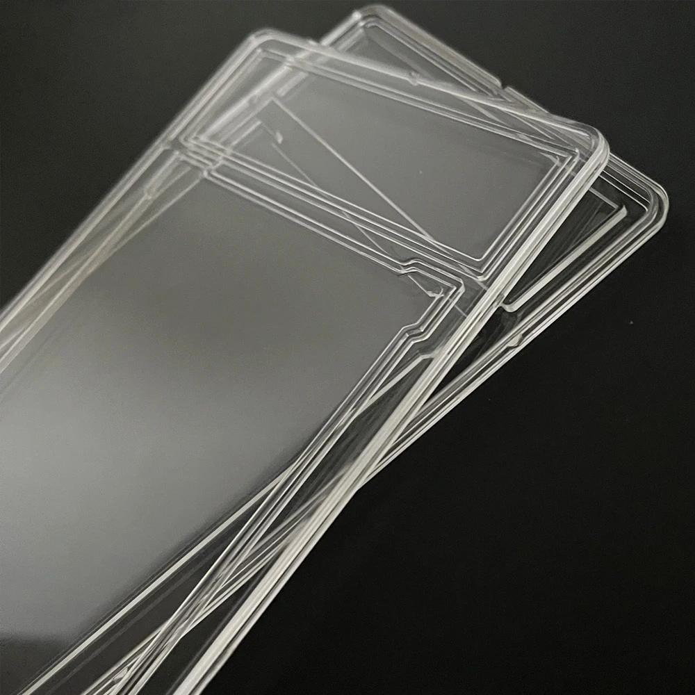 88x63mm Pocket Monste card slab Clear Pocket Monster Trading Card Slabs Sleeves Holder Case Identification Box Card Plastic Slab