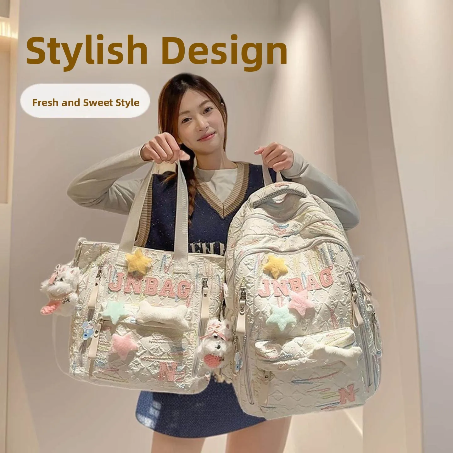 sac-a-dos-grande-capacite-pour-filles-du-college-double-bretelle-motif-etoile-design-esthetique-adapte-aux-eleves-du-primaire