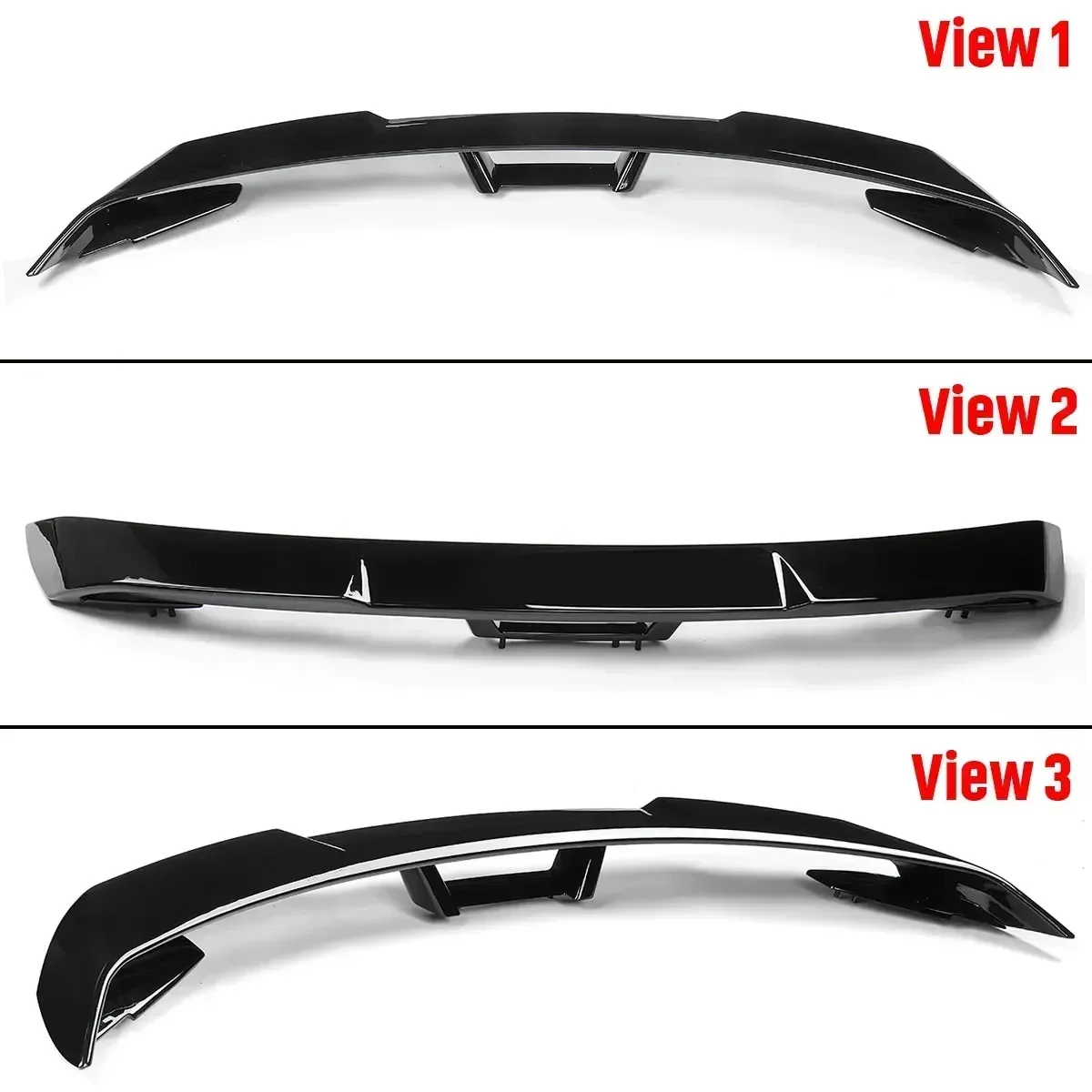 GT Style Car Rear Trunk Spoiler Lip Boot Wing Lip For Ford Mustang S550 2015-2021 Car Rear Spoiler Wing Lip Extension Body Kit