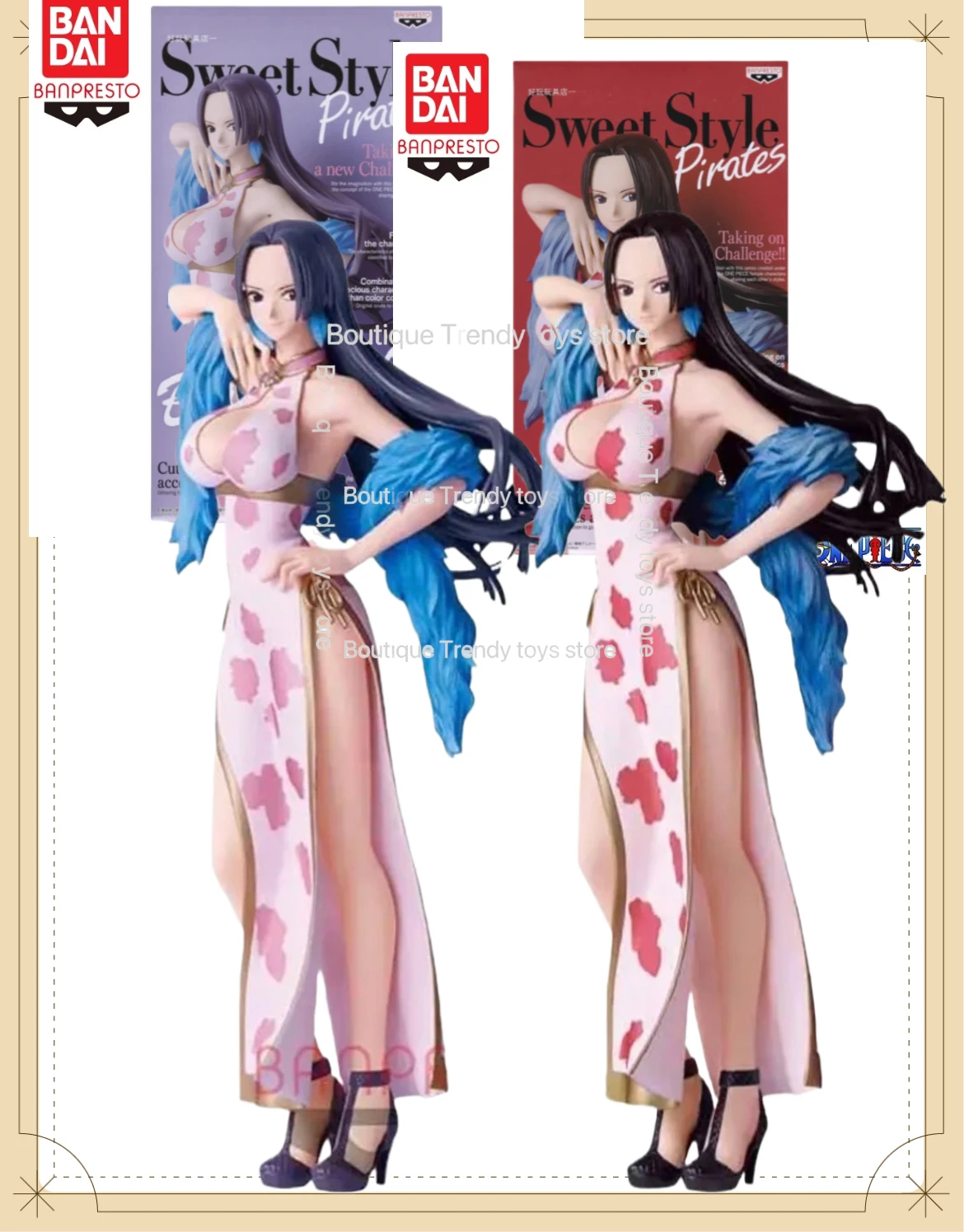 

In Stock Bandai Original Banpresto One Piece Boa Hancock Action Figure Model Doll Brand New Boxed Anime Characters Model Garage