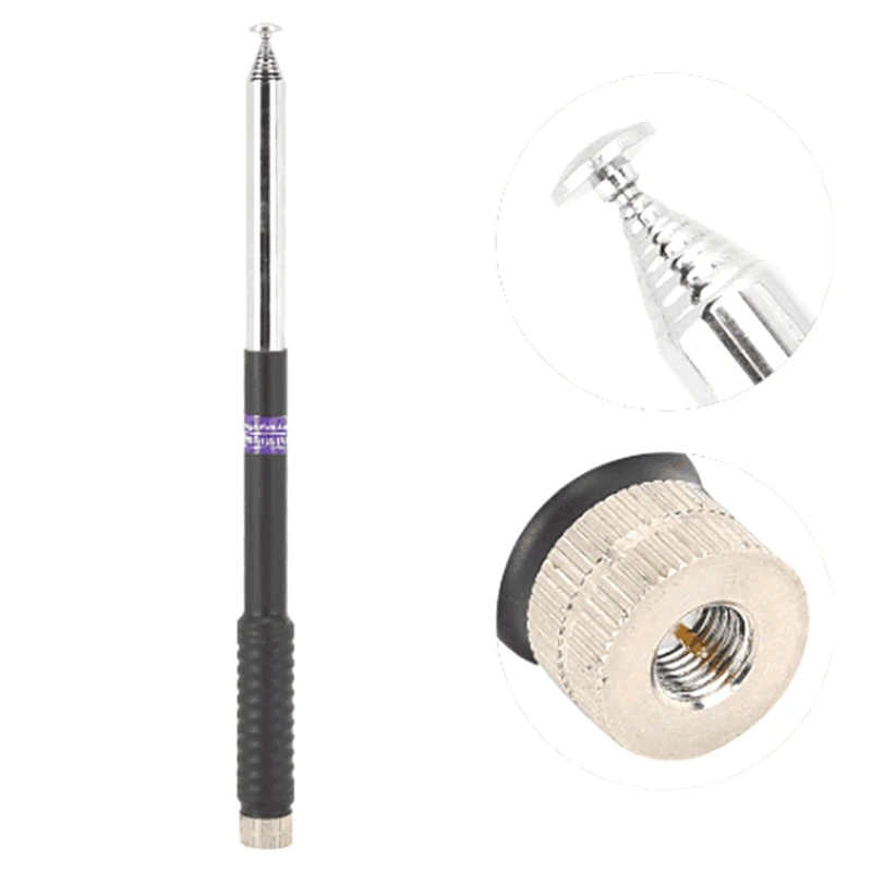 Telescopic Antenna FP10120 SMA Male VHF 136-174MHz for VX-3R FT-60R Tonfa Puxing TYT Two Way Radio Walkie Talkie