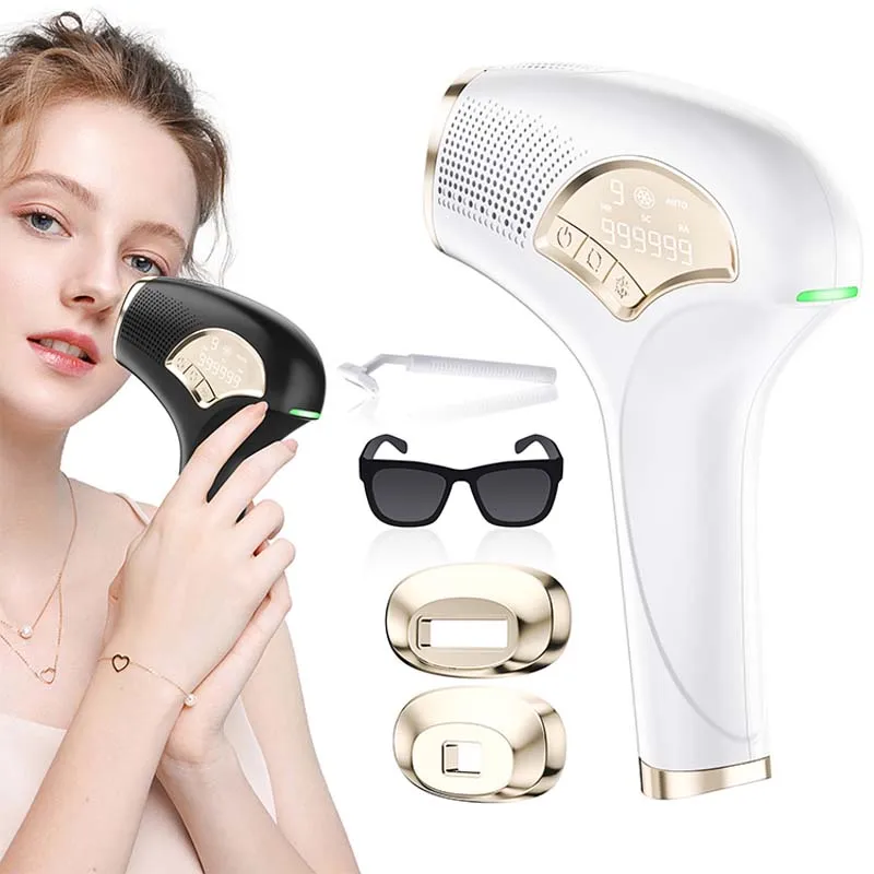 

Portable Mini Laser IPL Hair Removal Machine Painless with Ice Cooling Feature in English for Household Use