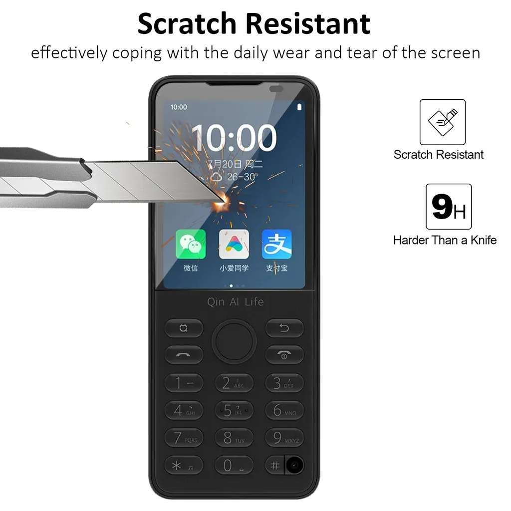 Für Xiaomi Qin F221/F21 Pro PLUS/Qin F22 Pro 8K gehärtetes Glas Displayschutzfolie Schutzfolie Schutzschild 9H Schutz – Detail 2