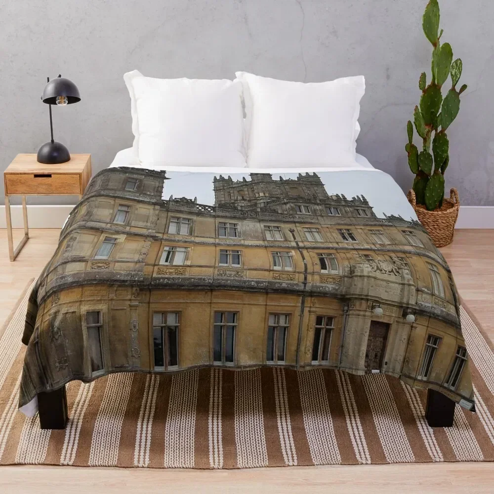 Downton Abbey - Highclere Castle Throw Blanket Stuffeds wednesday Blankets