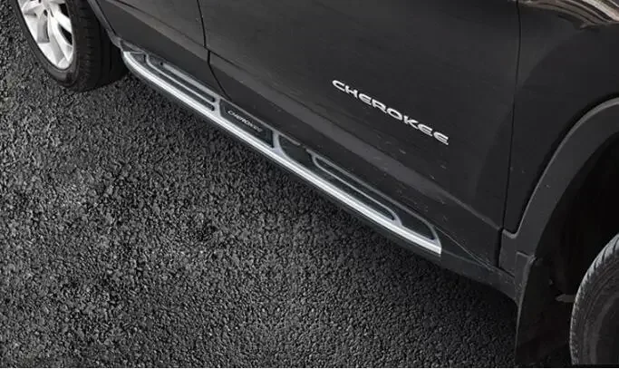 New！ For Jeep Cherokee 2016 2017 2018 2019 2020 Aluminum Alloy Car Running Board  Side Step Bar Guard Pedals