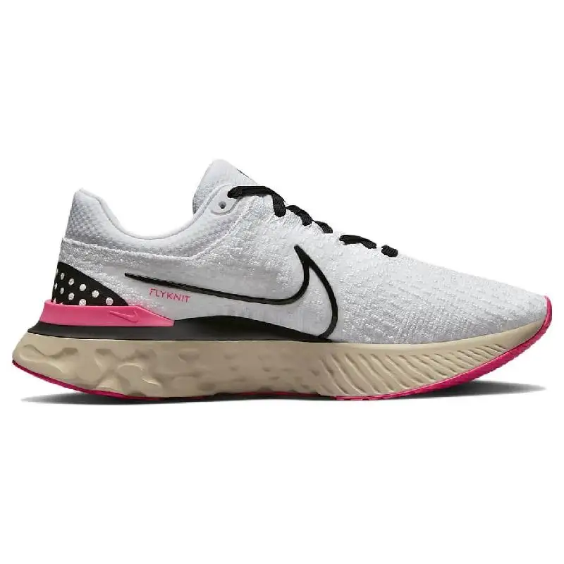 Nike React Infinity Run Flyknit 3 White Hyper Pink Sneakers shoes DH5392-101 With Original Box