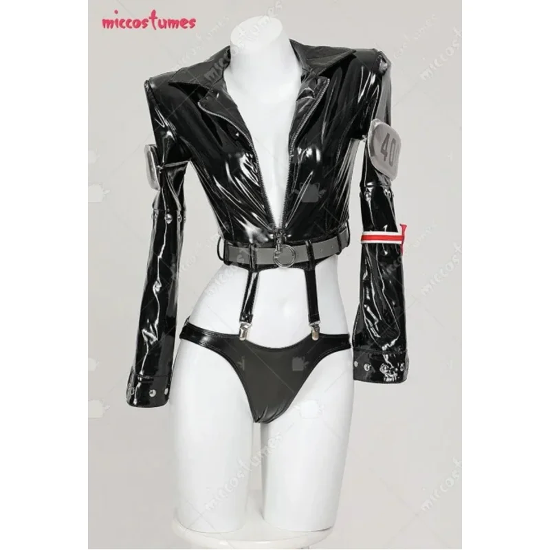 

miccostumes Women's Egghead Robin Cosplay Costume Short Jacket and Panty with Gloves Socksc;6,r'8;p'