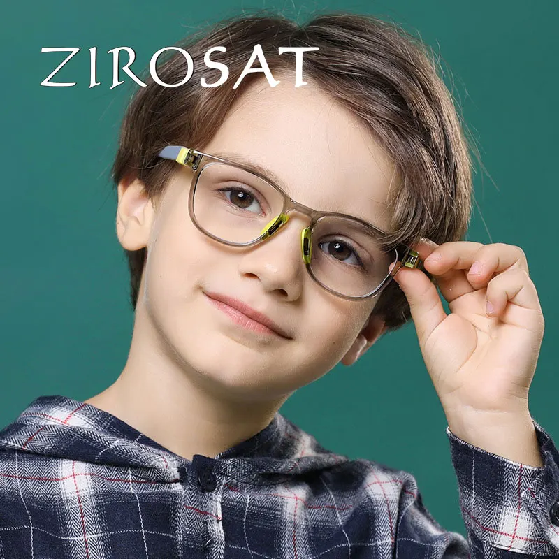 ZIROSAT YKF8509 Child Glasses Frame for Boys and Girls Kids Eyeglasses Flexible Quality Eyewear Protection Vision Correction