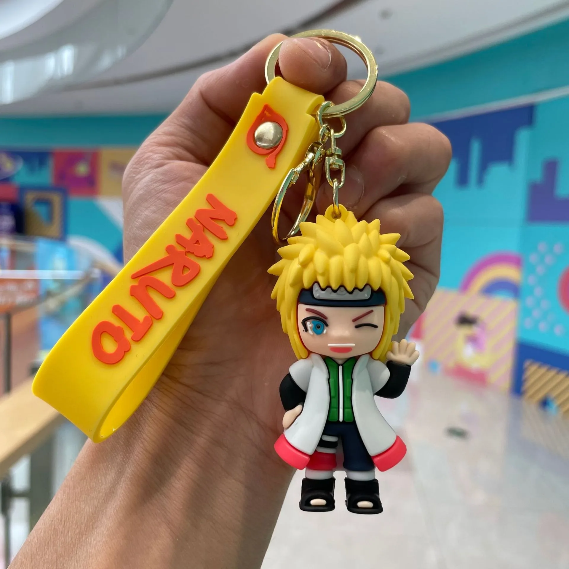 Naruto Shippuden Schlüsselanhänger-Set, 3D-Silikonfigur, Schlüsselanhänger, Uzumaki Naruto, Uchiha Itachi, Kakashi, Madara, Taschenanhänger, Anime-Fan-Geschenk – Detail 5