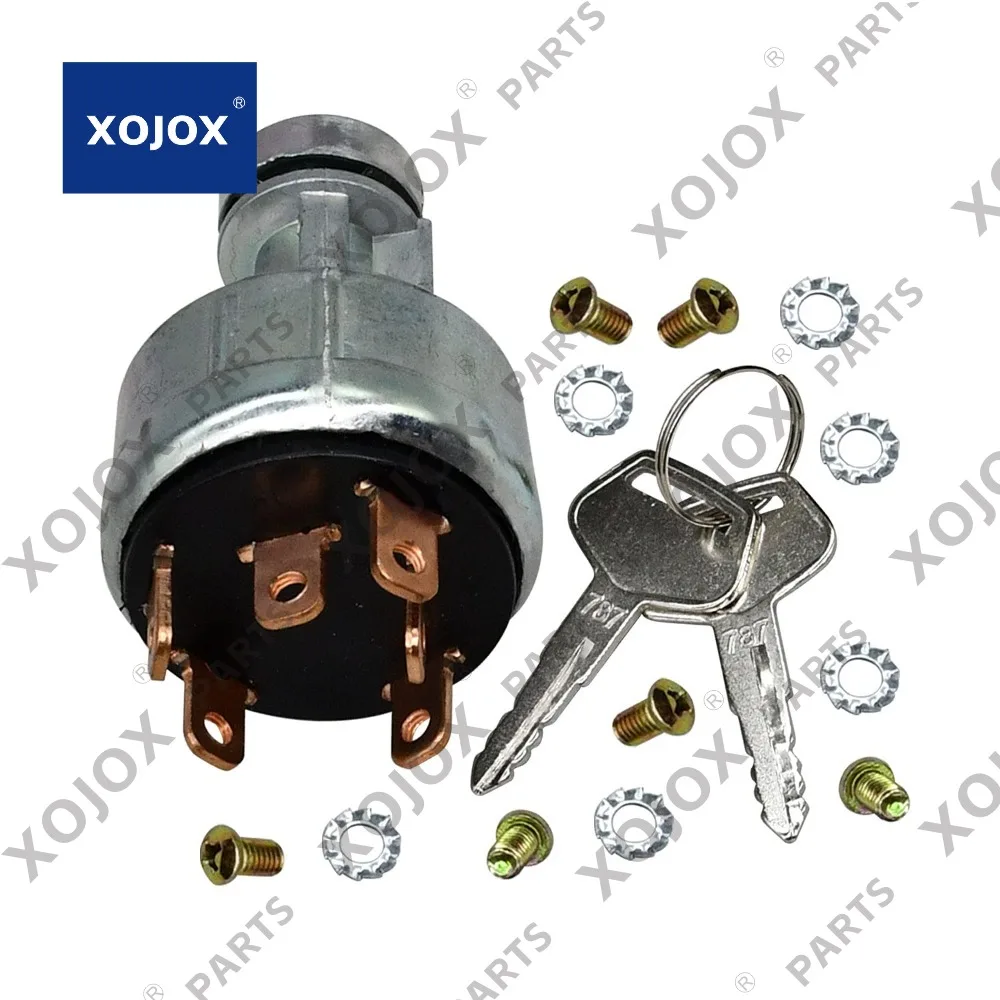 

Ключ зажигания XOJOX 22B-06-11910 08086-10000, совместимый с колесным погрузчиком Komatsu WA40-3, экскаватором PC15MR-1 PC20MR