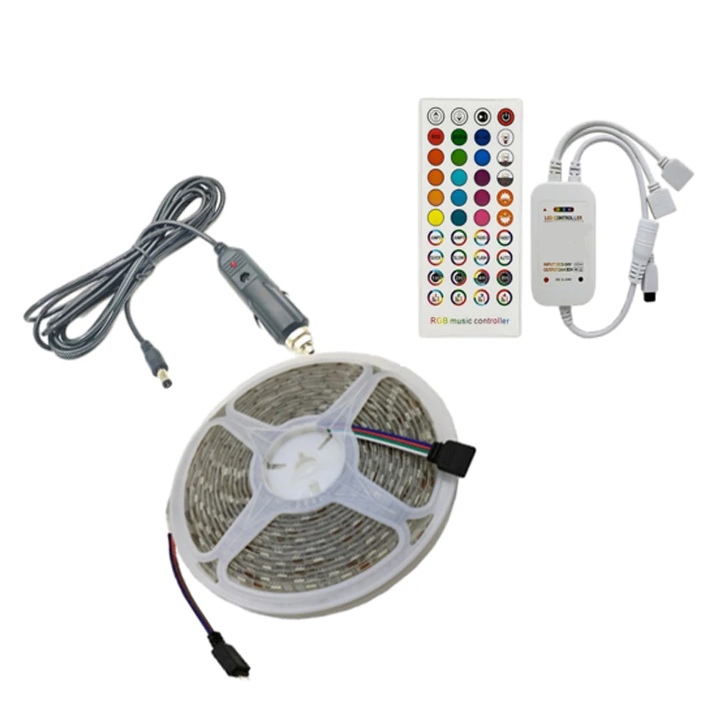 

12V New Strips Led Lights Flexible For Room Decoration Music Led Lights With Remote LED Light Strips Set