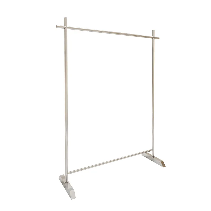 

Clothing store stainless steel display rack floor-to-ceiling hanger men's and women's children's clothing store Nakajima shelf